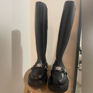 TOGA Pulla long leather boots